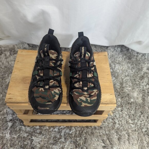 New Balance Playgruv V1 Bungee Running Shoe Black/Team Forest Green/Bison Size 2 - Picture 11 of 13